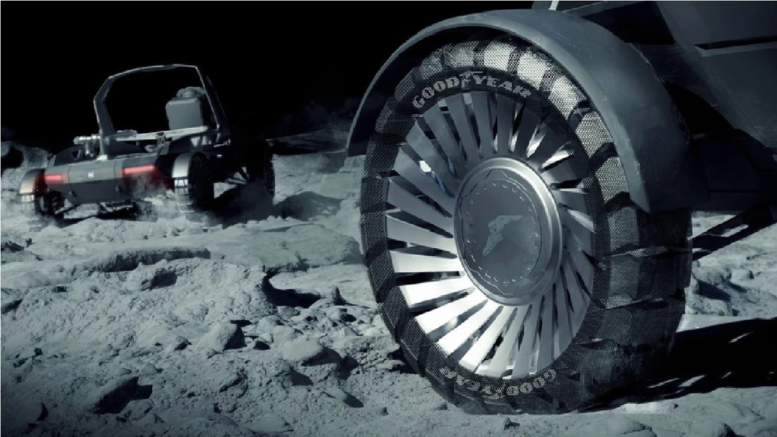 Los neumáticos revolucionarios de Goodyear: listos para conquistar la Luna