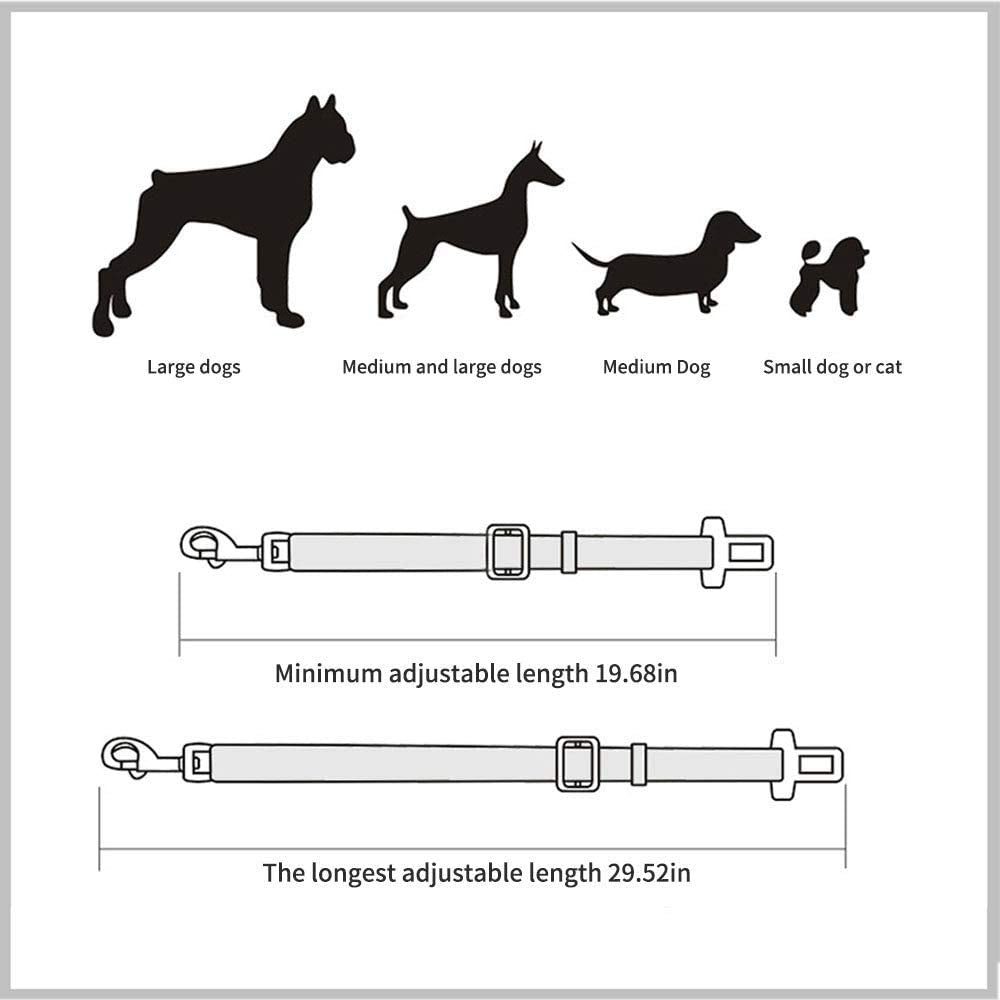 Cinturón de seguridad de mascotas para carros