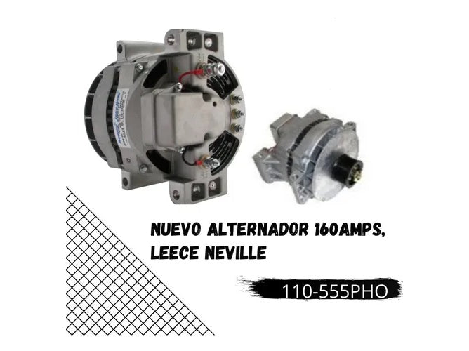 Alternador 160amps - 12V Leece Neville 110-555PHO