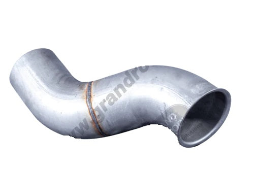 Tubo Escape Turbo 5 PuLG Doble Curva Aluminizado Freightliner